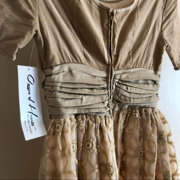 Queen of Heartz Dress w/ Embroidered Floral Skirt - Picture 7 of 9